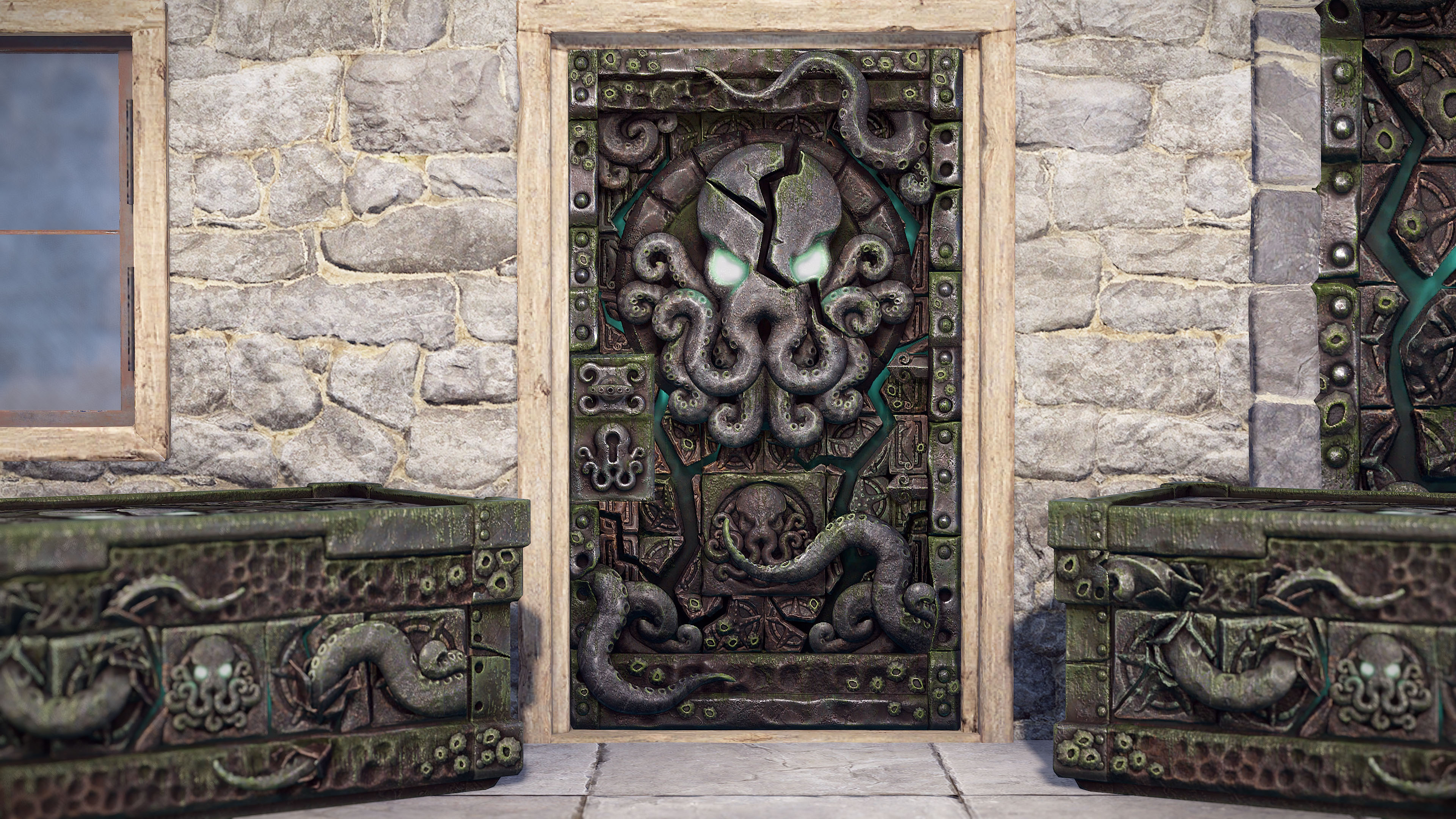 Tomb Of The Octopus Metal Door screenshot 1