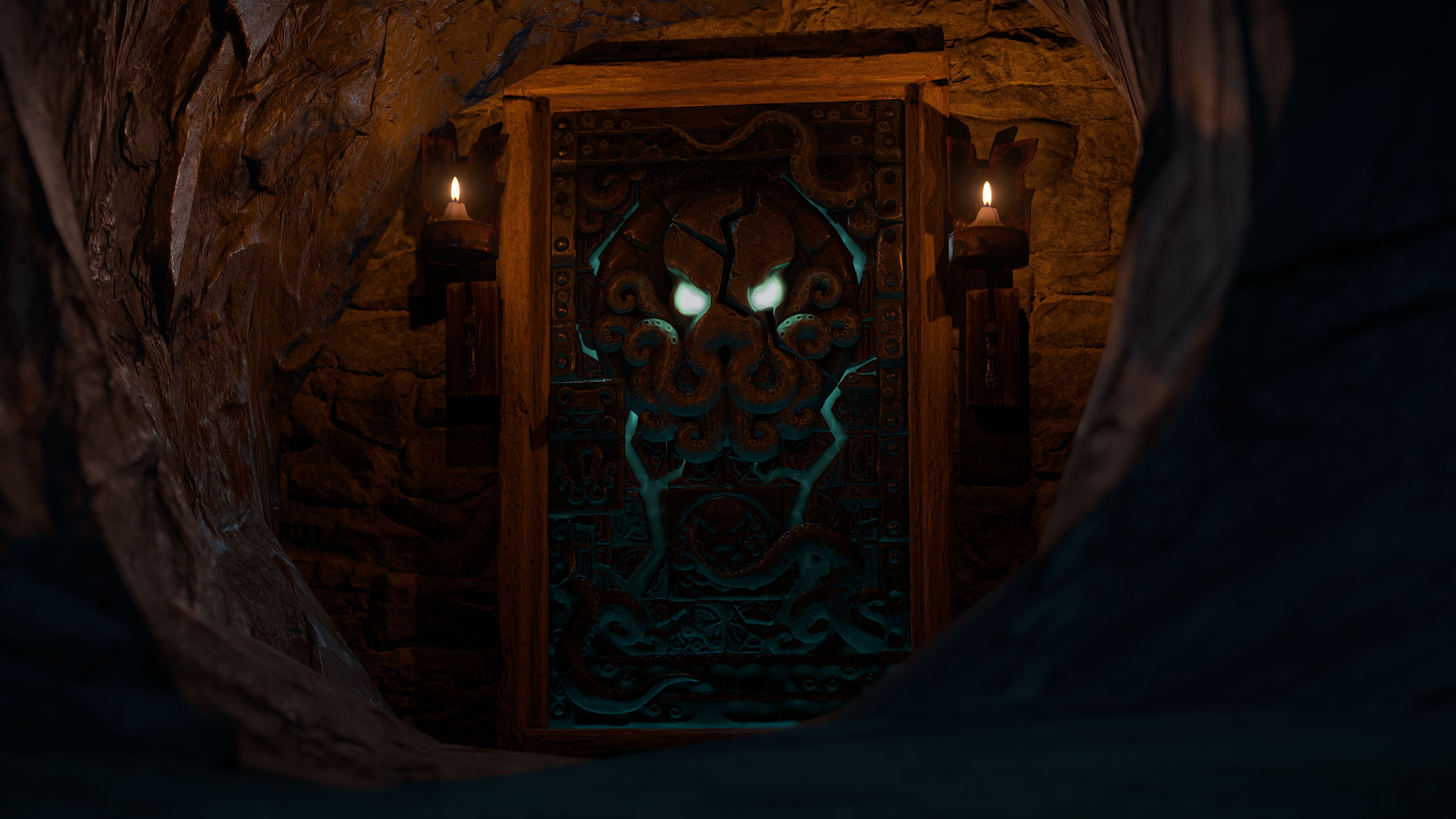 Tomb Of The Octopus Metal Door thumbnail 2