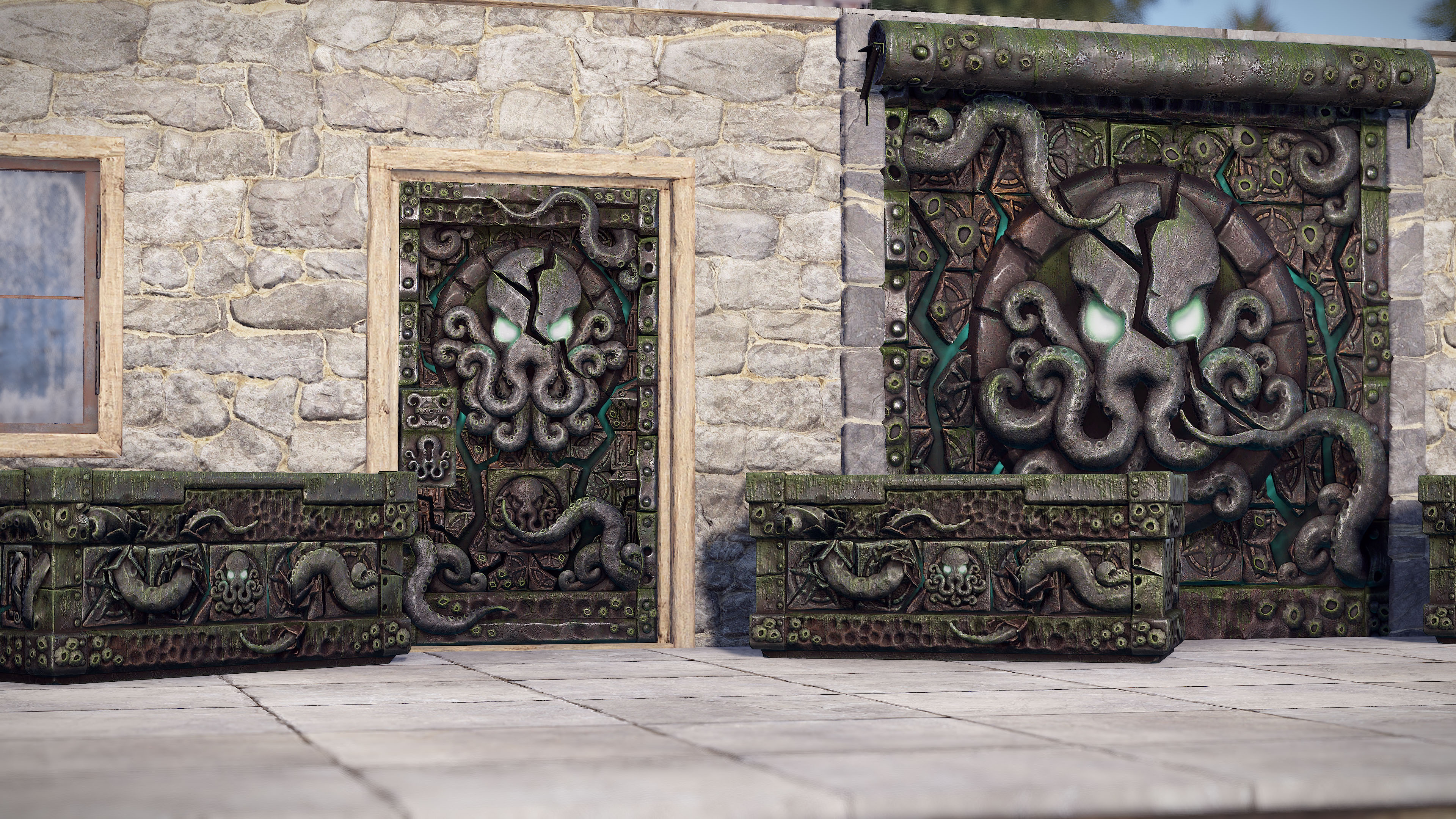 Tomb Of The Octopus Metal Door thumbnail 6