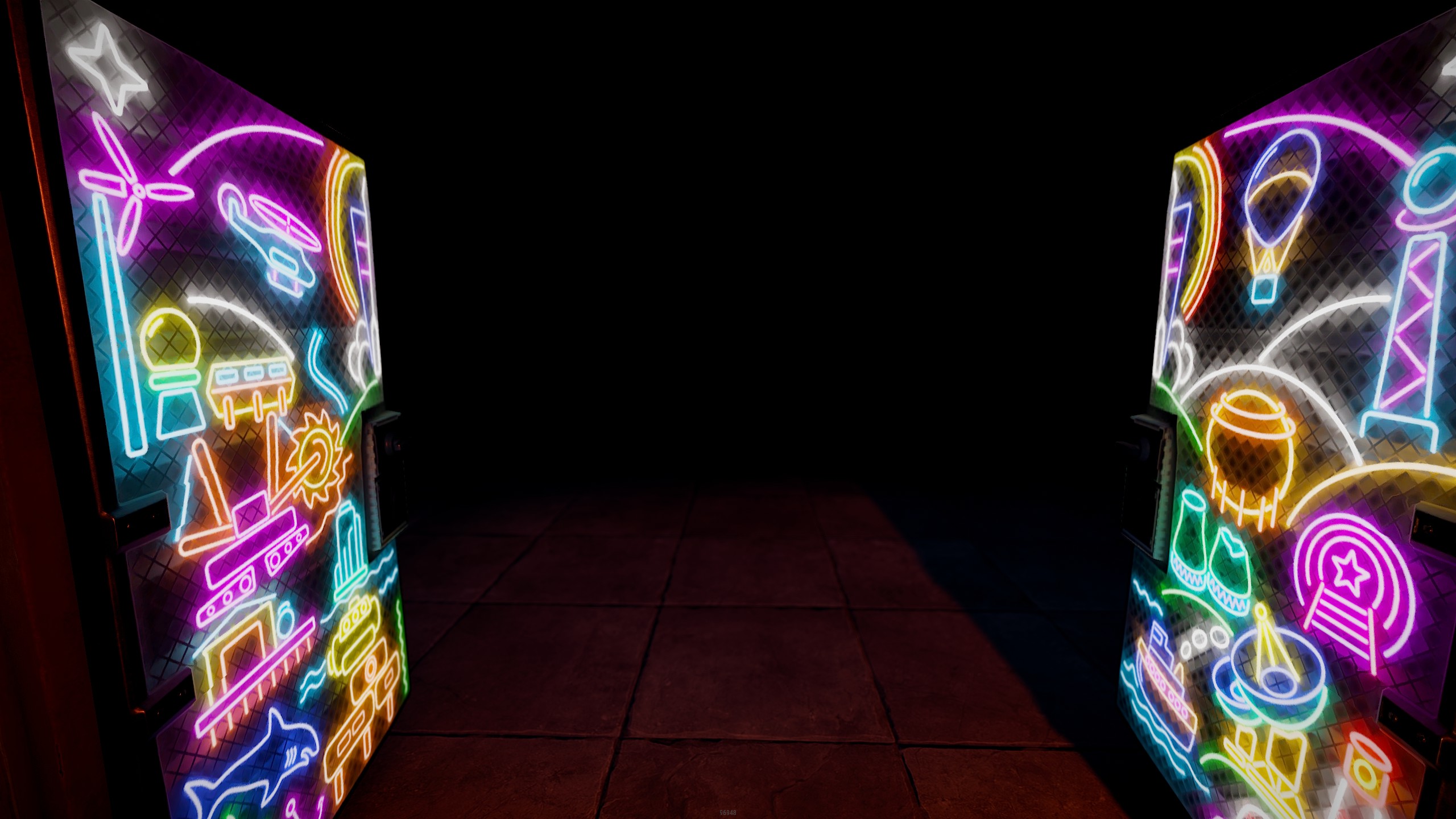 Neon Vibes Double Metal Door thumbnail 5