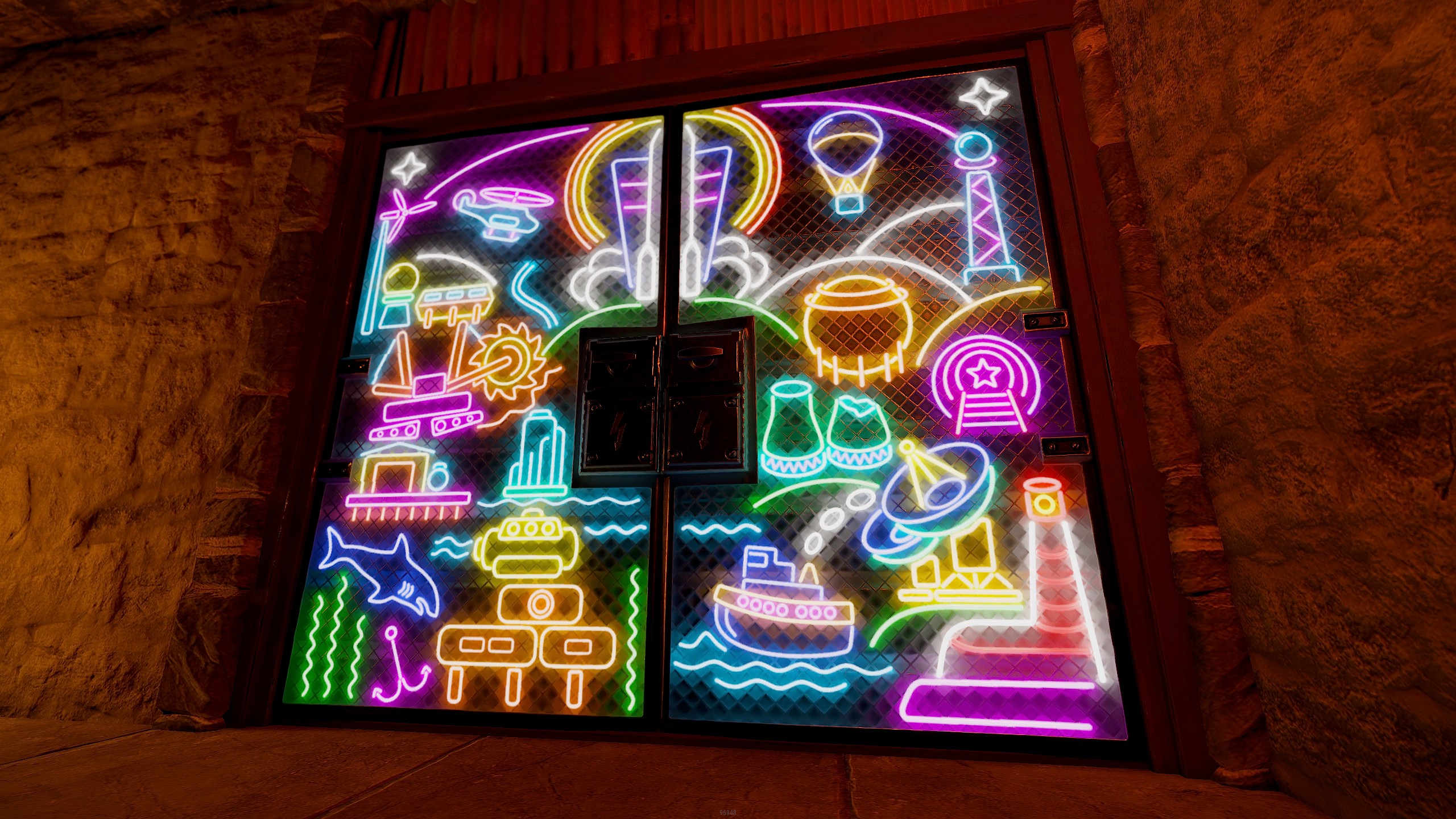 Neon Vibes Double Metal Door thumbnail 7