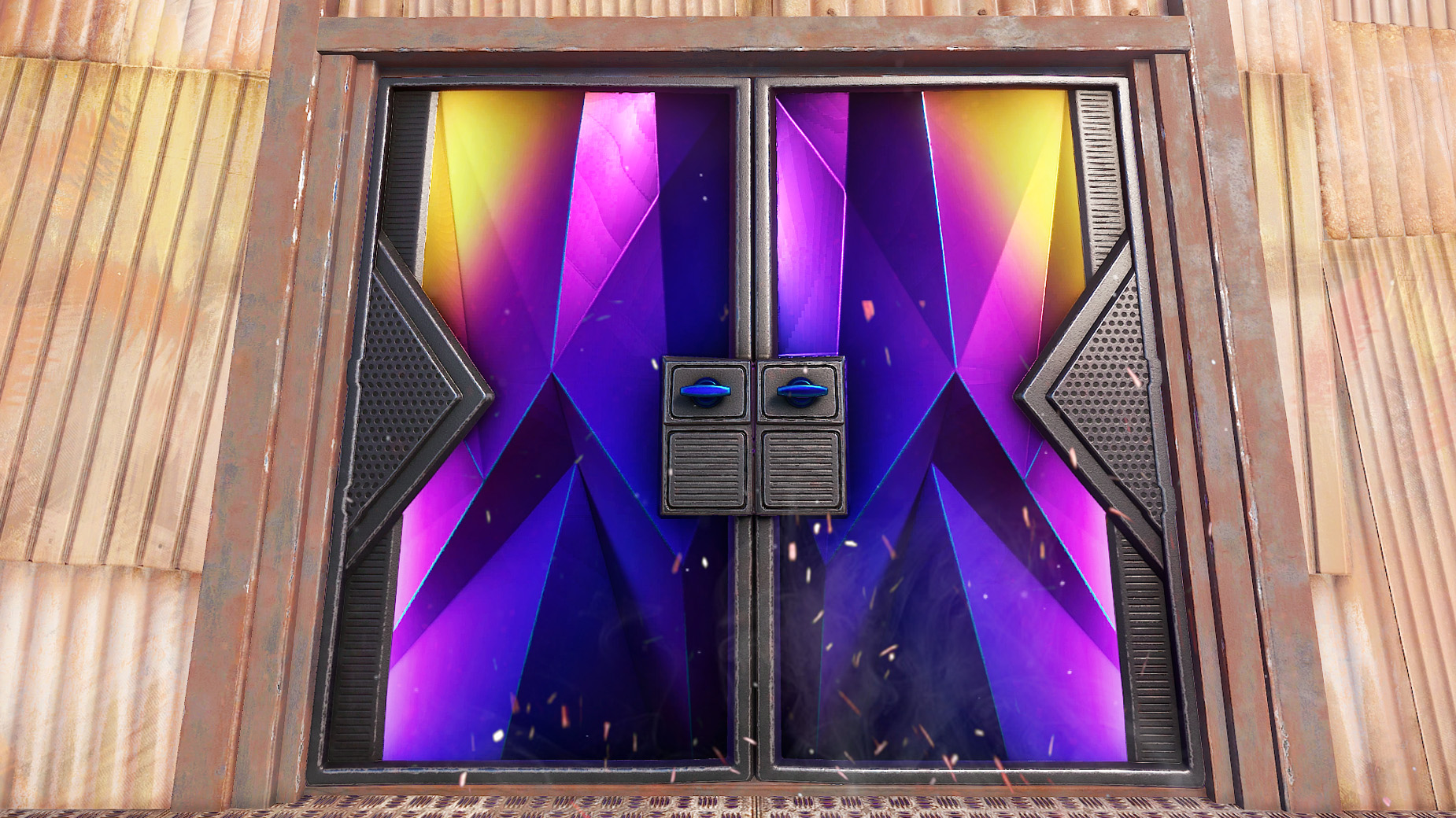 Tempered Sheet Metal Double Door thumbnail 7