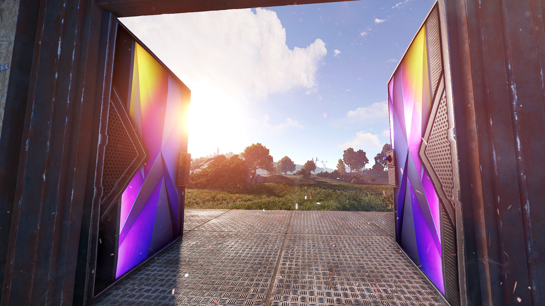 Tempered Sheet Metal Double Door thumbnail 2