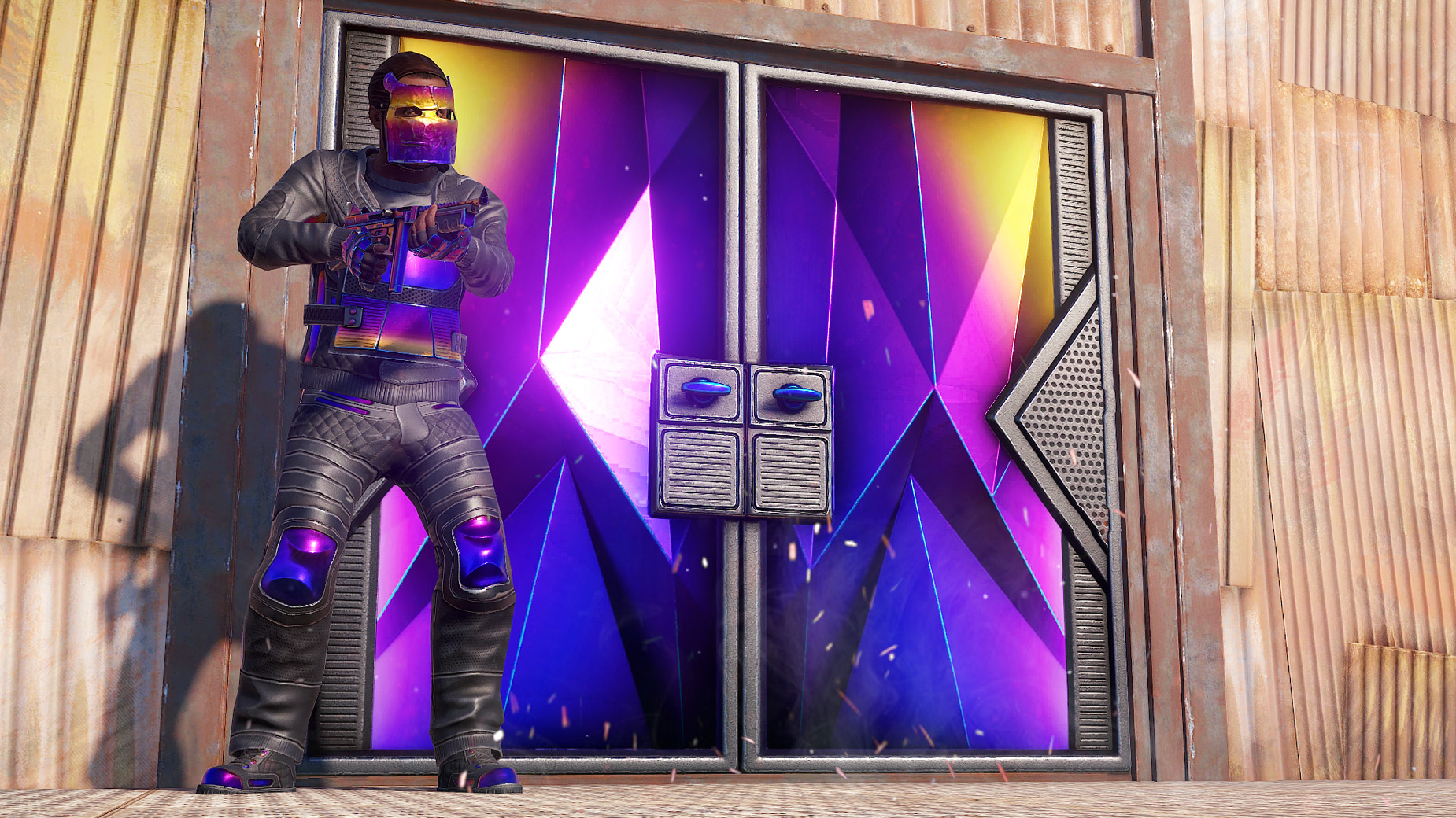 Tempered Sheet Metal Double Door screenshot 1