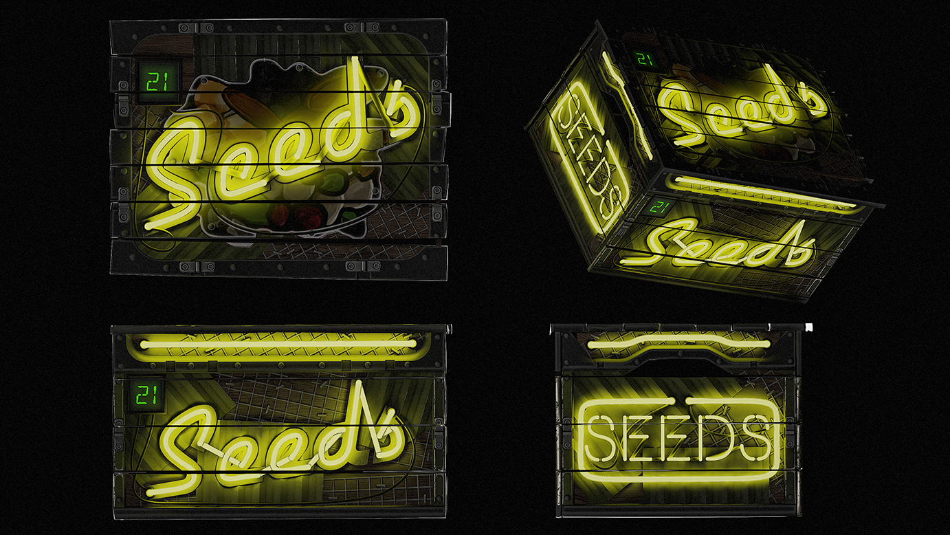 Neon Small Seeds Storage screenshot 1