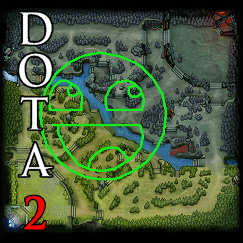 Как рисовать на мини карте в дота 2