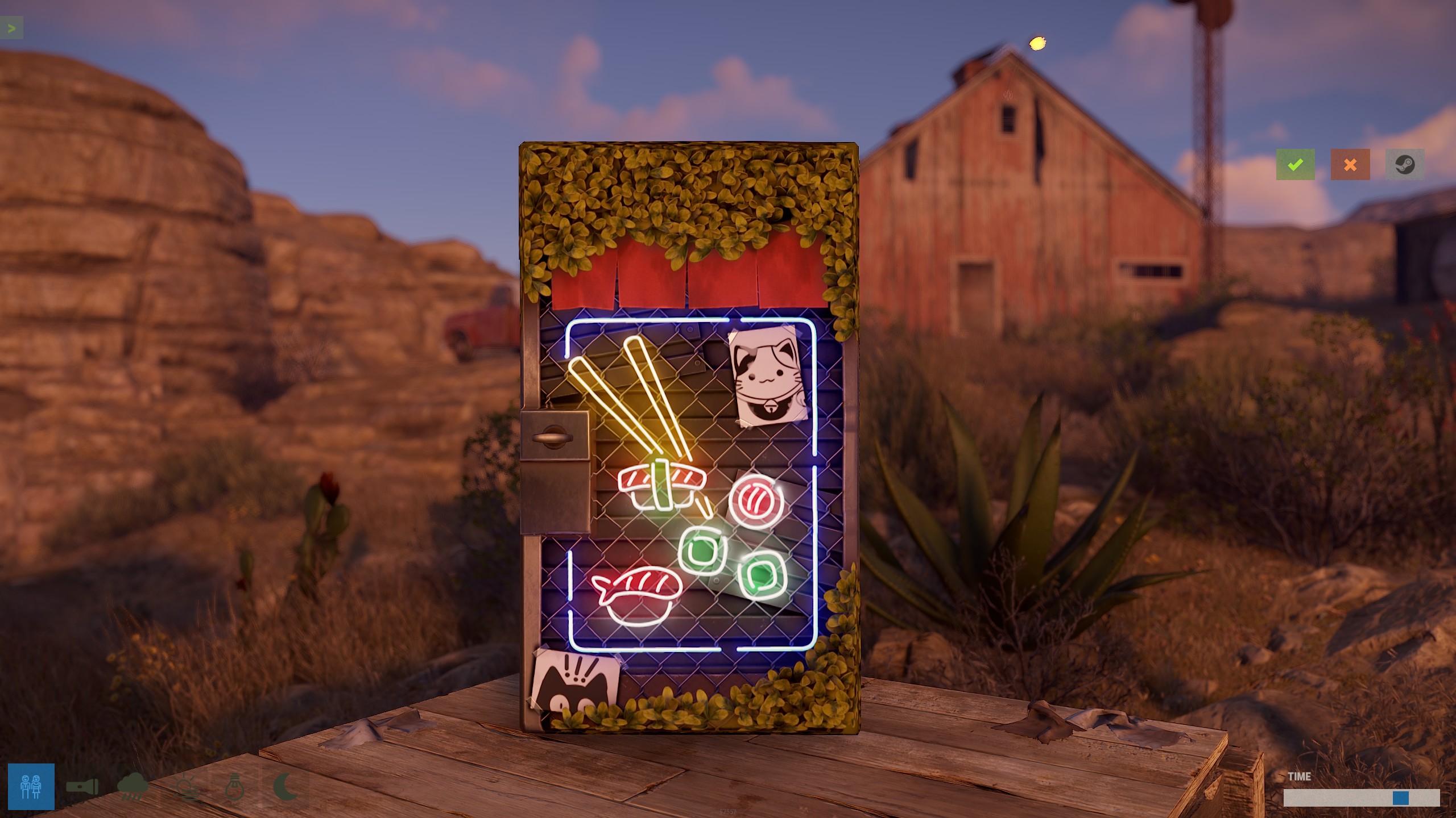 Sushi Sheet Metal Door screenshot 1