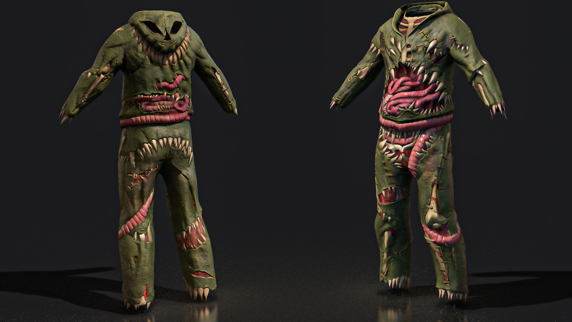 Tooth Monster Hoodie thumbnail 3