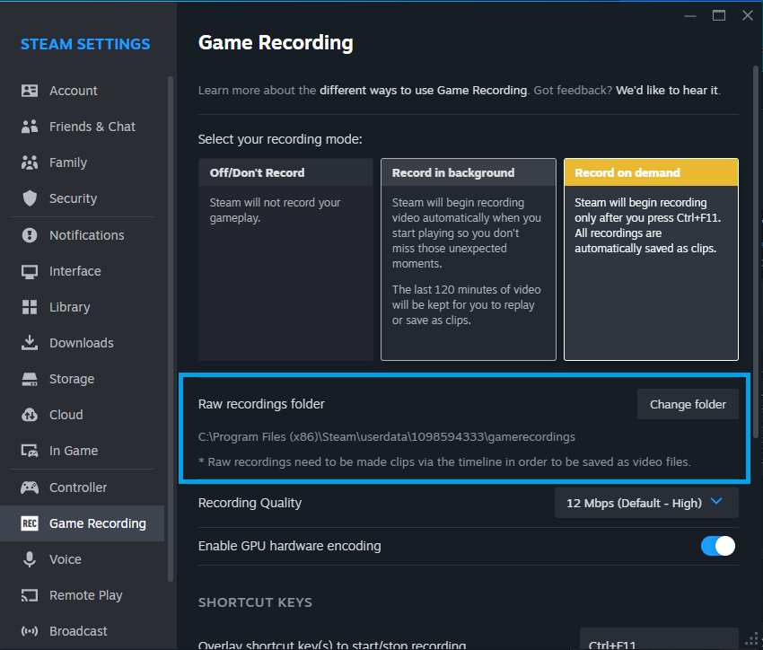Steam Community :: Guide :: How to Record Your Game Session Directly on ...
