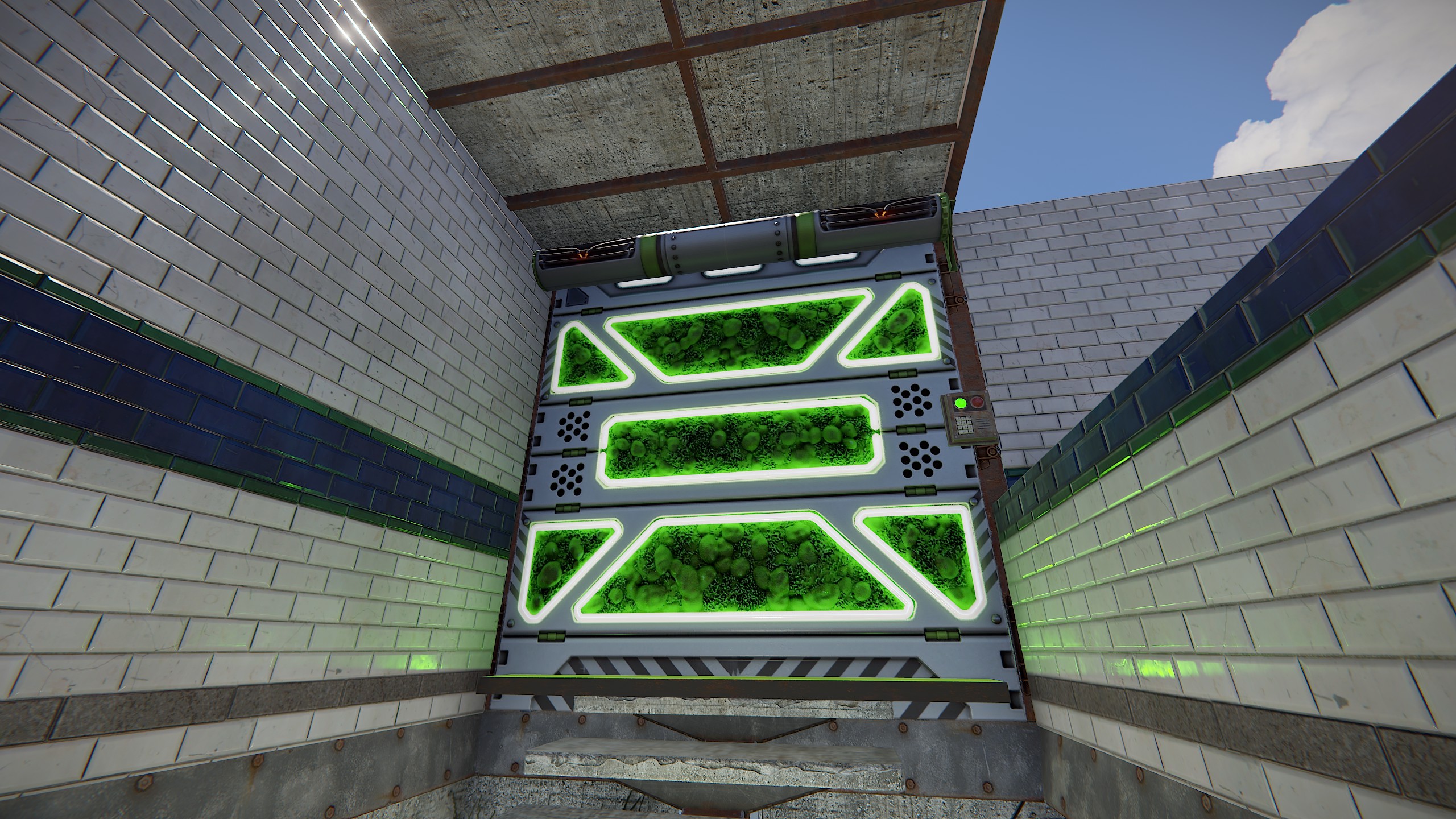 Greening Area Garage Door thumbnail 3