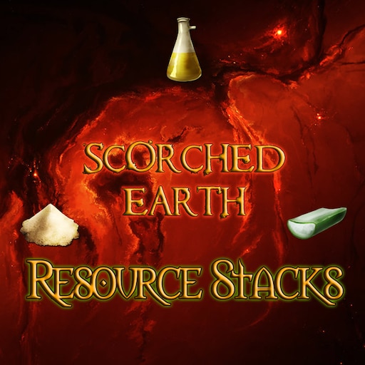 steam workshop scorched earth resource stacks