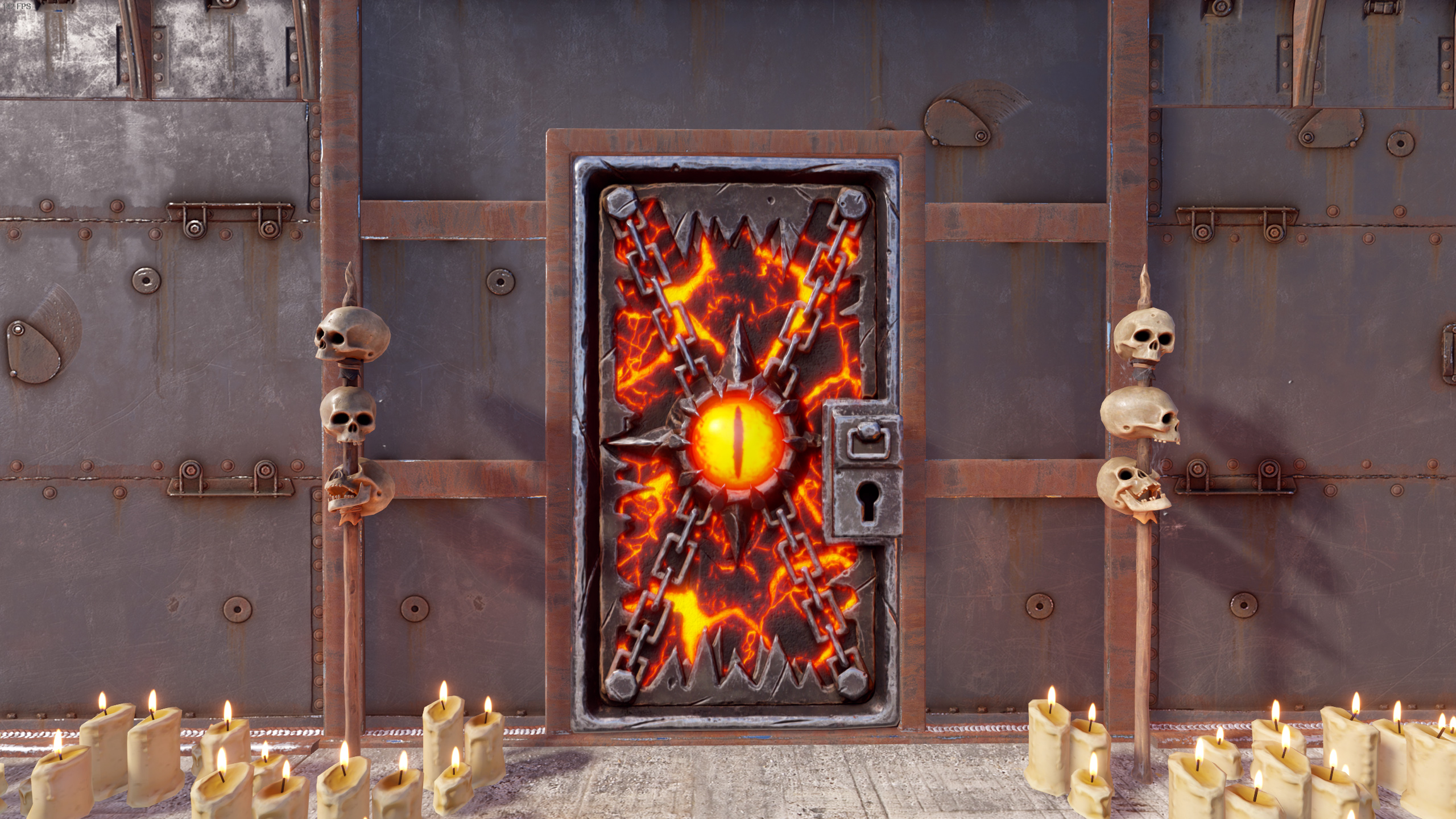 Watcher of Doom Metal Door thumbnail 2