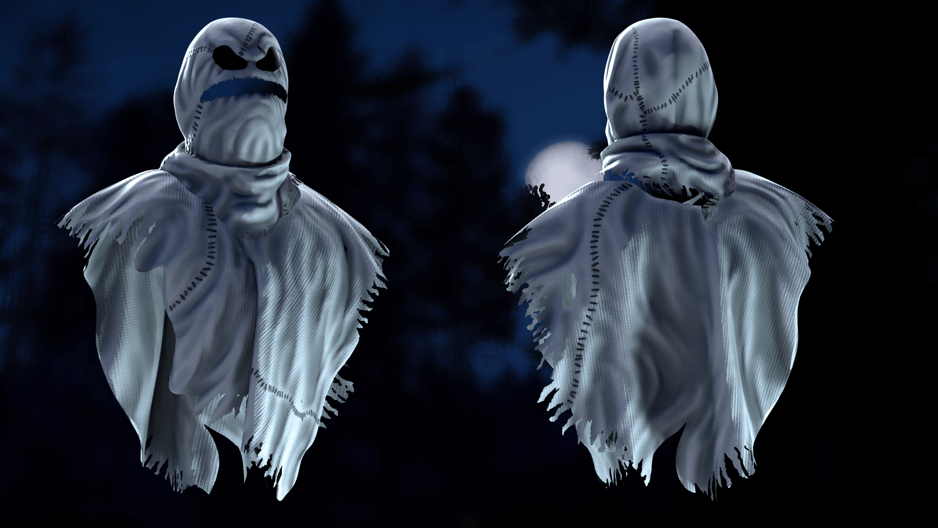 Ghost Guise Poncho screenshot 1