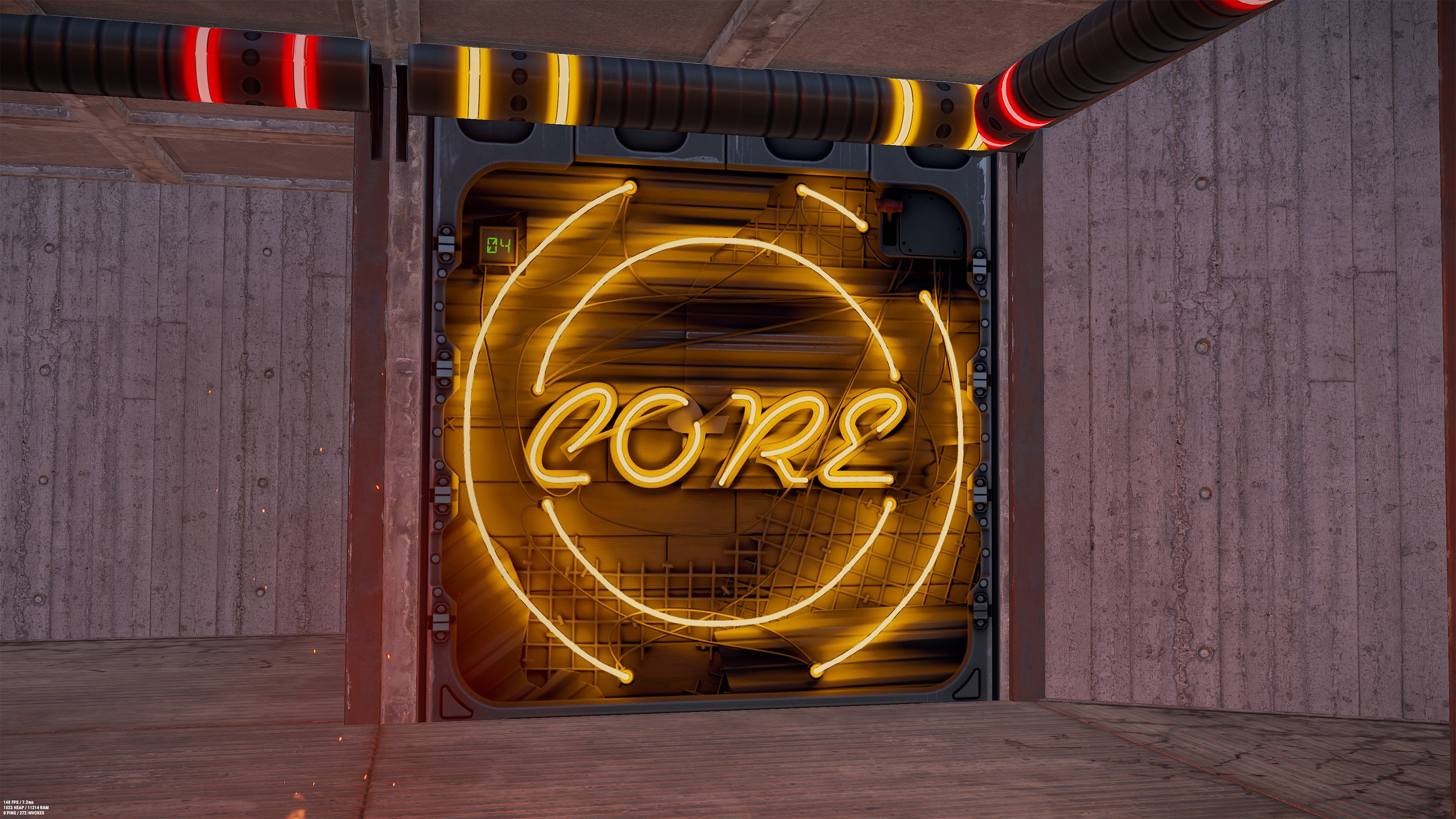 Neon Core Garage Door thumbnail 2