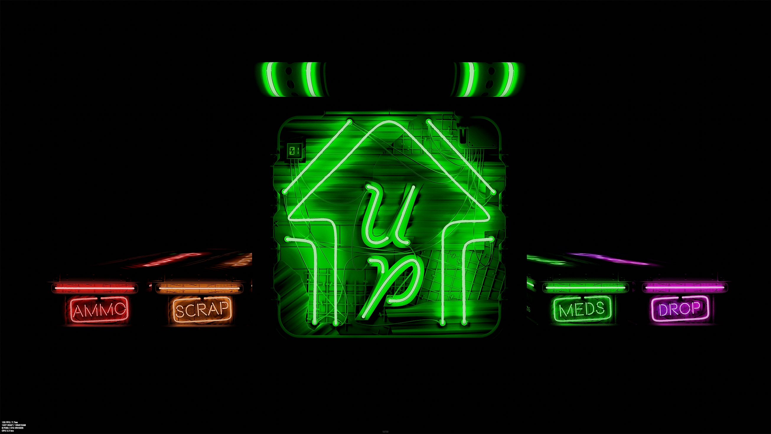 Neon Up Garage Door thumbnail 5