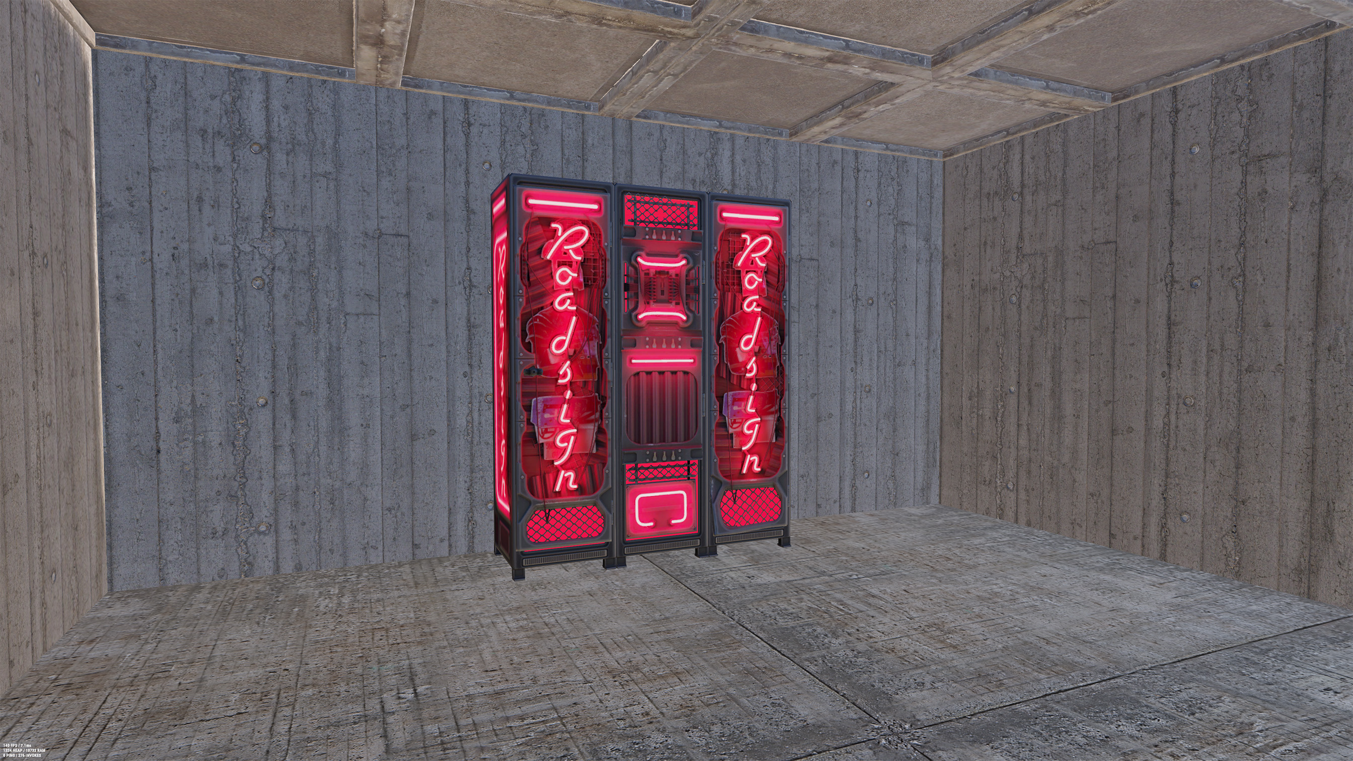 Neon Roadsign Locker thumbnail 3