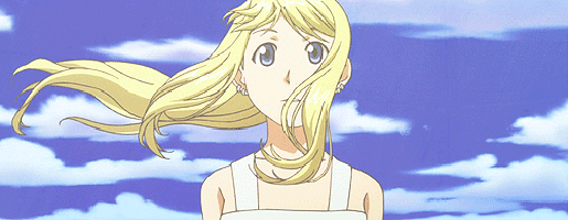 Anime Girl Hair In The Wind