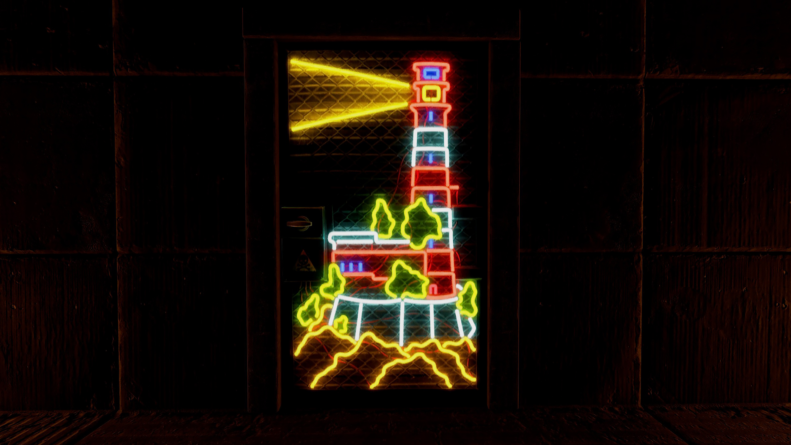 Neon Lighthouse Door thumbnail 2