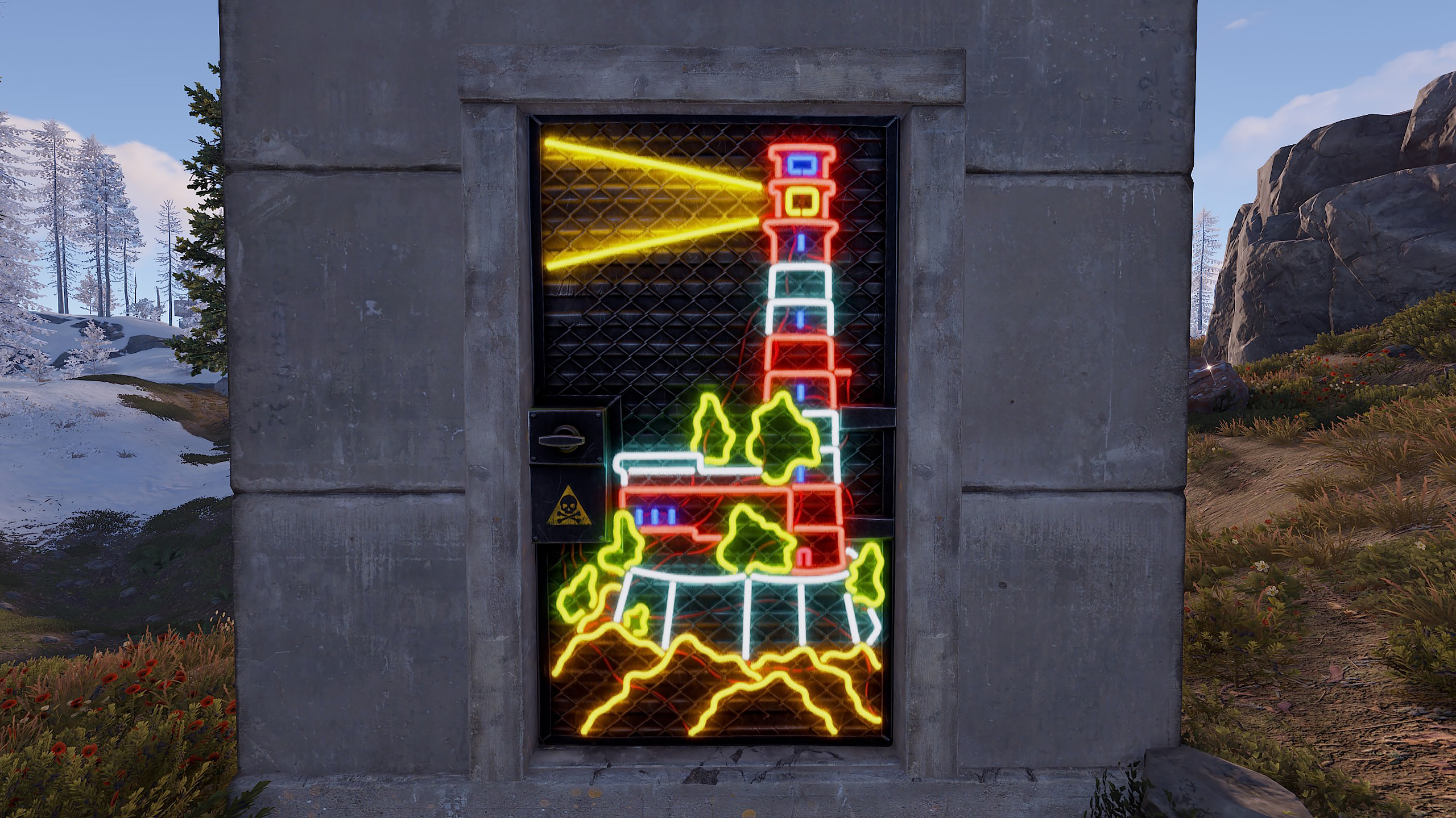 Neon Lighthouse Door thumbnail 3