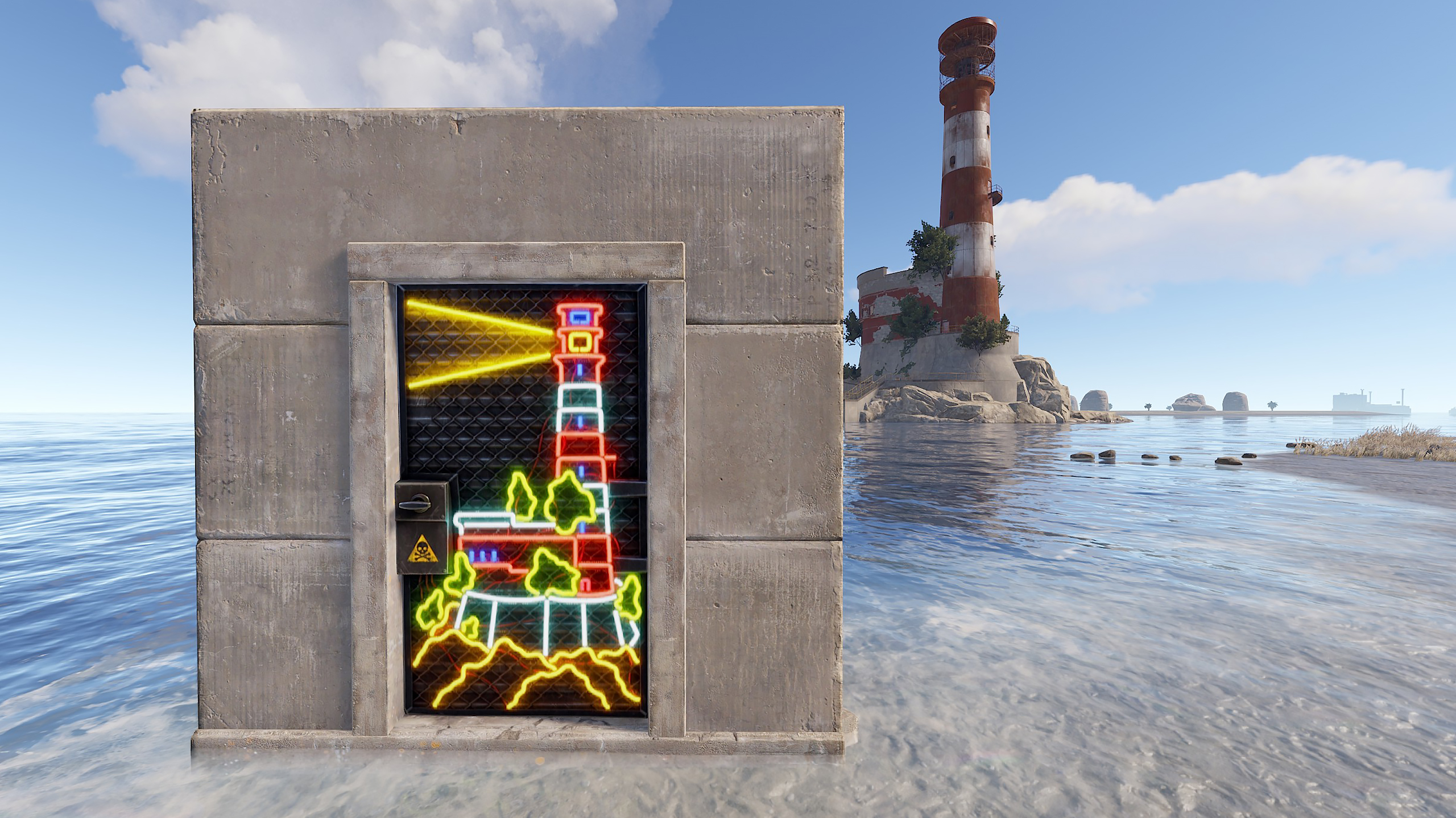 Neon Lighthouse Door thumbnail 4