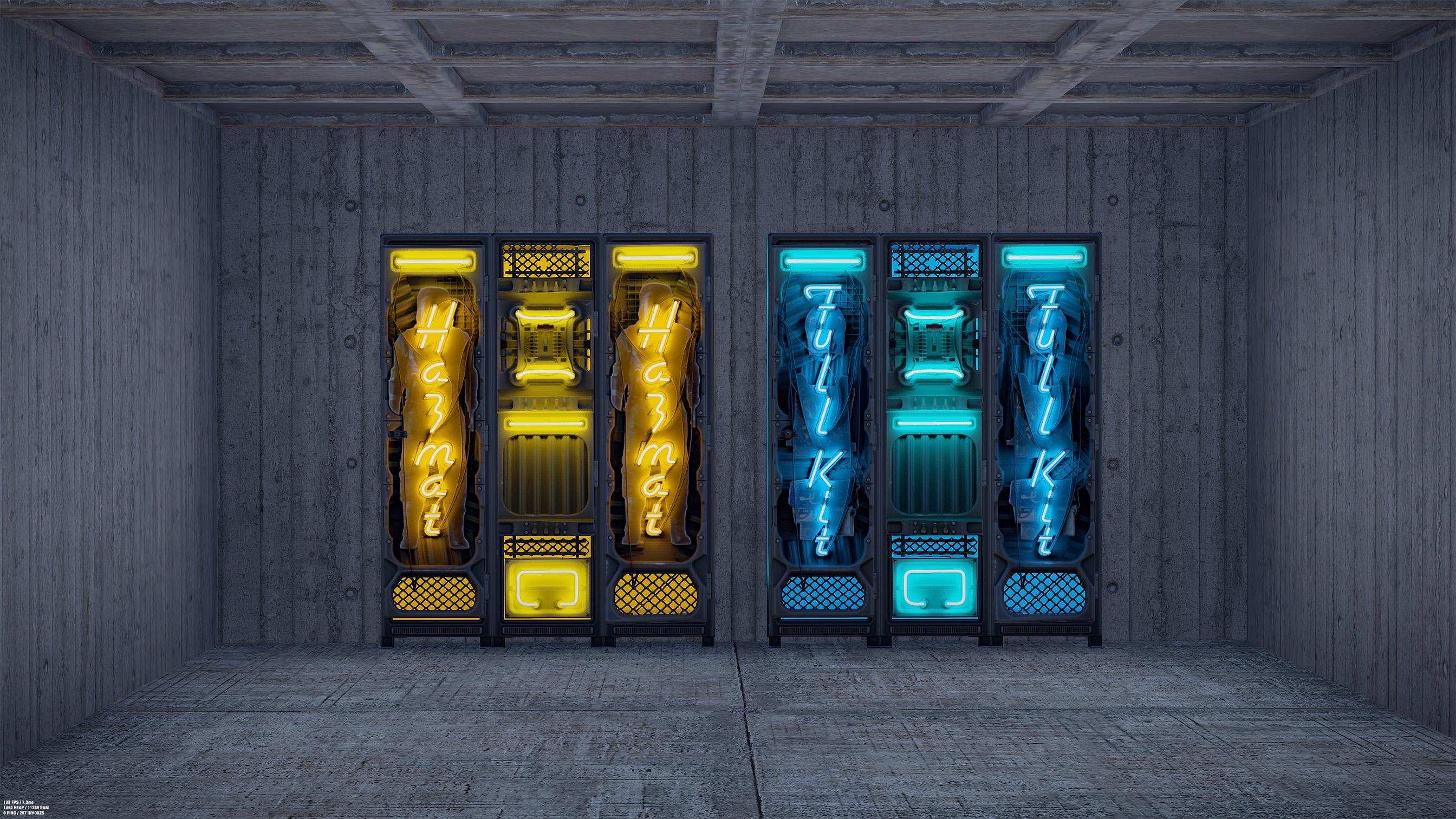 Neon Hazmat Locker thumbnail 4