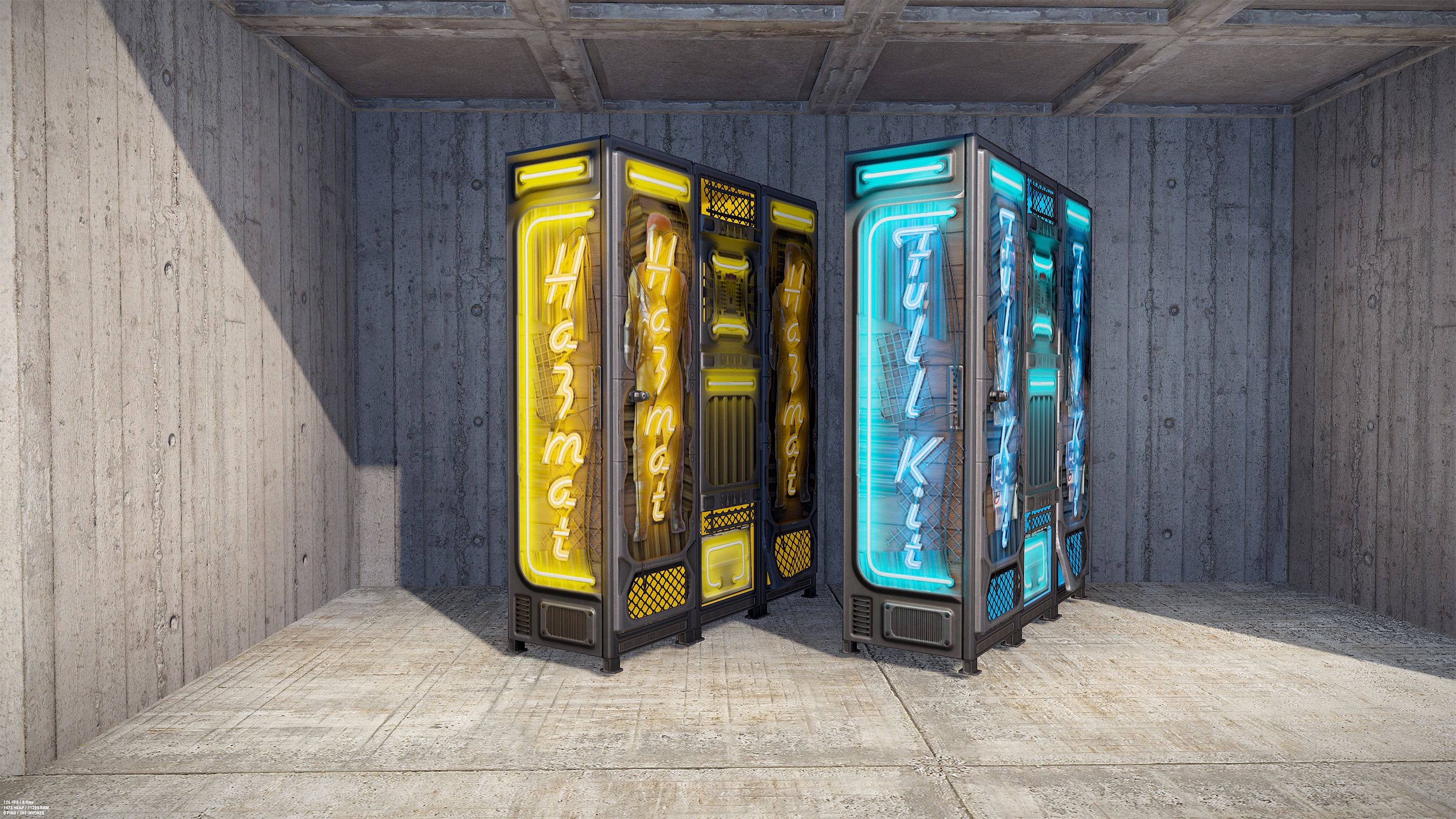 Neon Hazmat Locker thumbnail 5