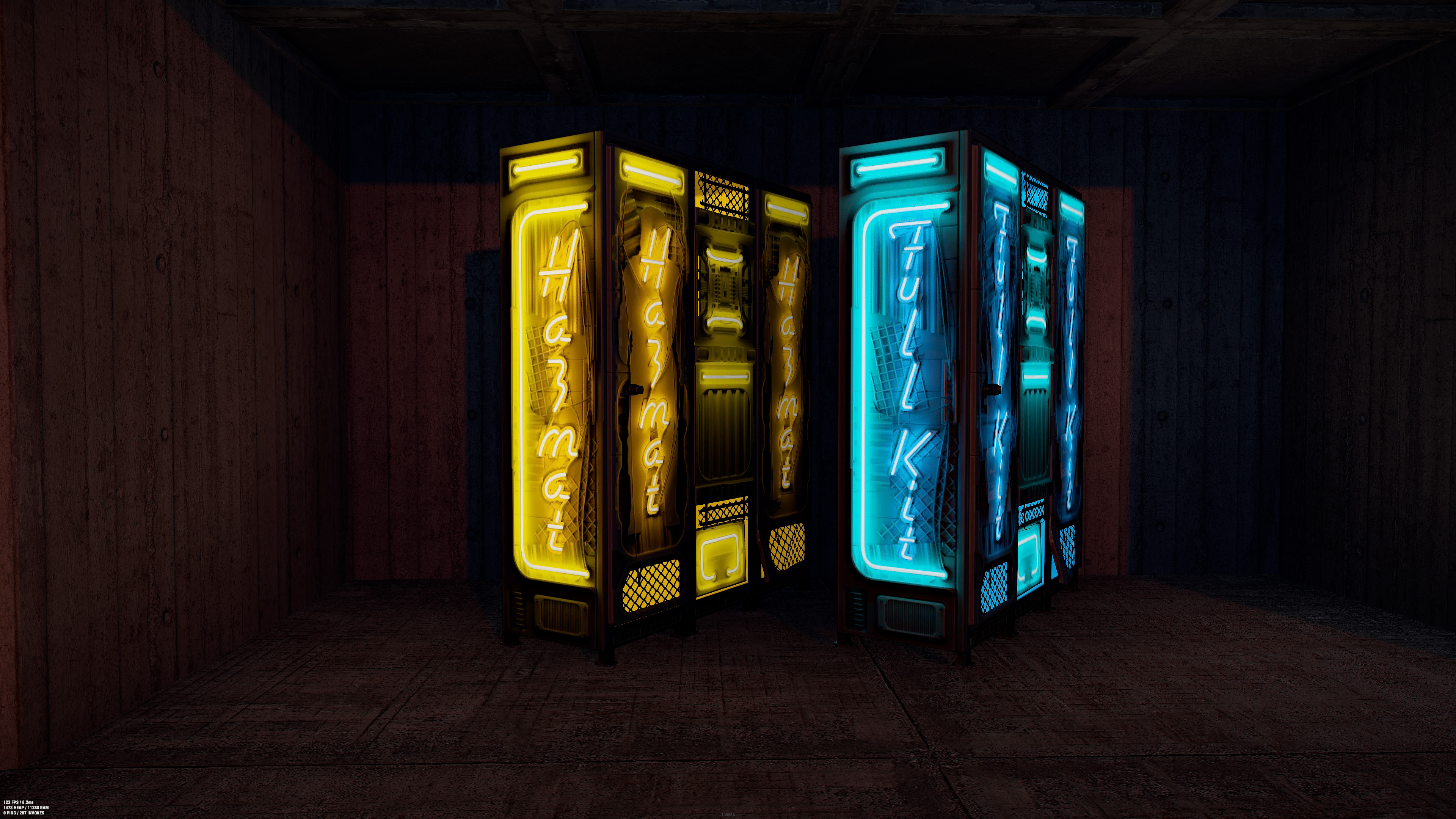 Neon Hazmat Locker thumbnail 6