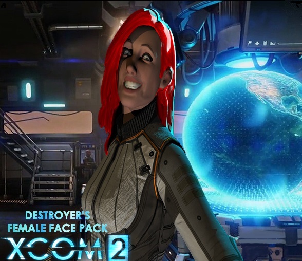 Destroyer's Female Face Pack - Skymods