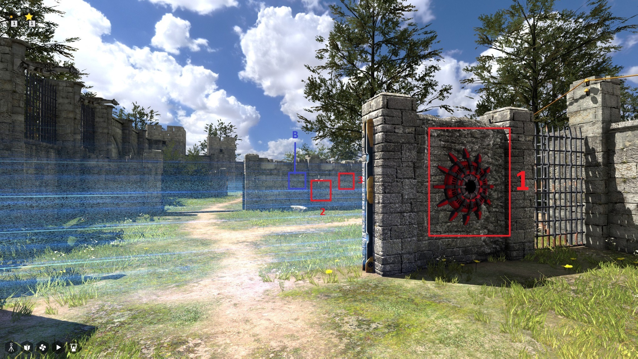 So Close, So Far - Sigil and Star solution using the Open Fields puzzle bits image 5
