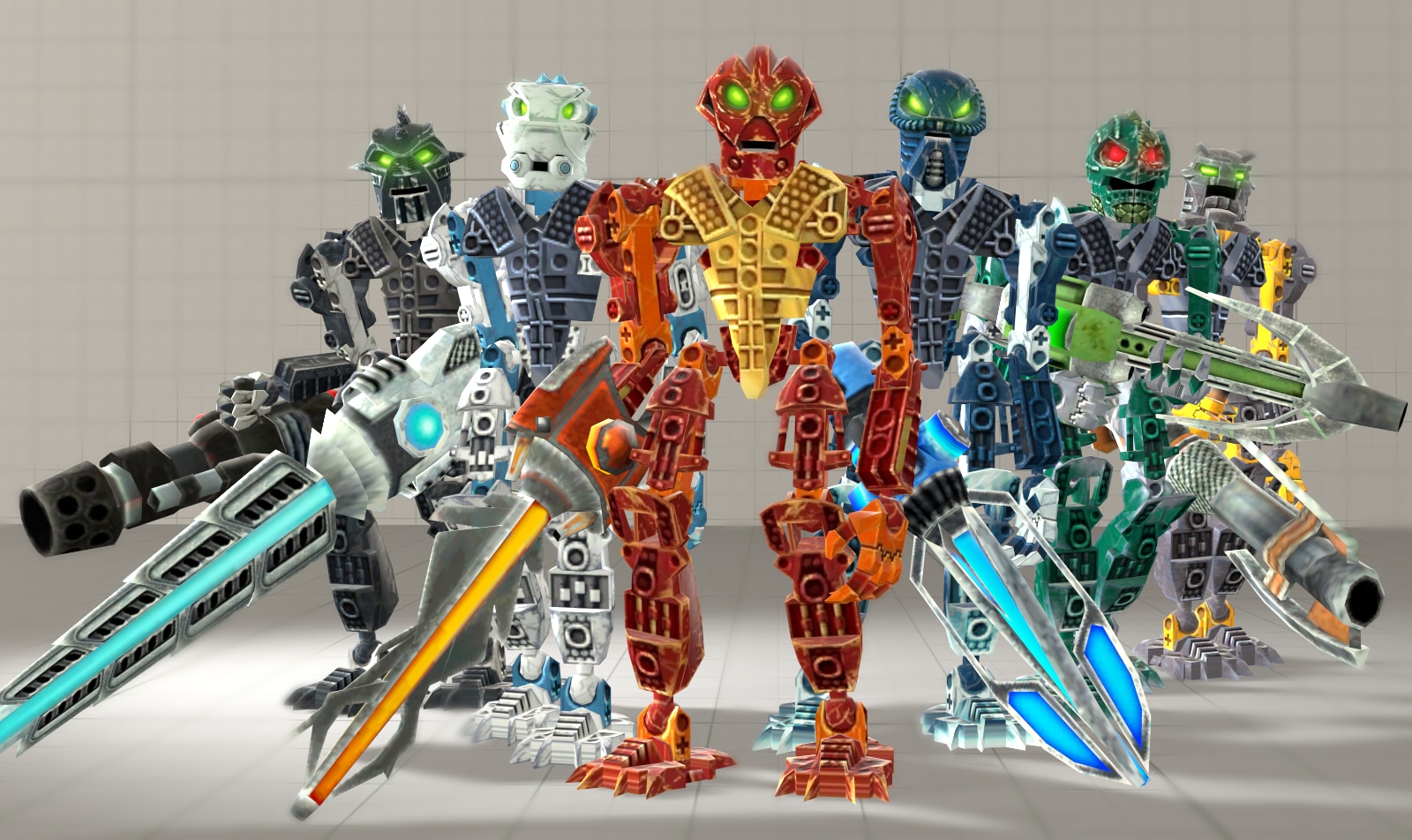 Workshop::Bionicle Heroes - model pack