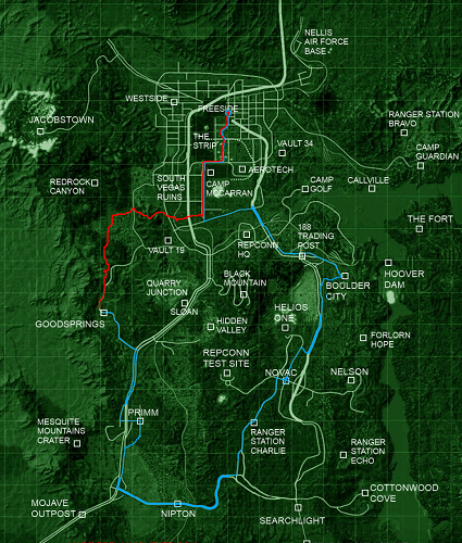 Paths to New Vegas ranked by difficulty : r/fnv