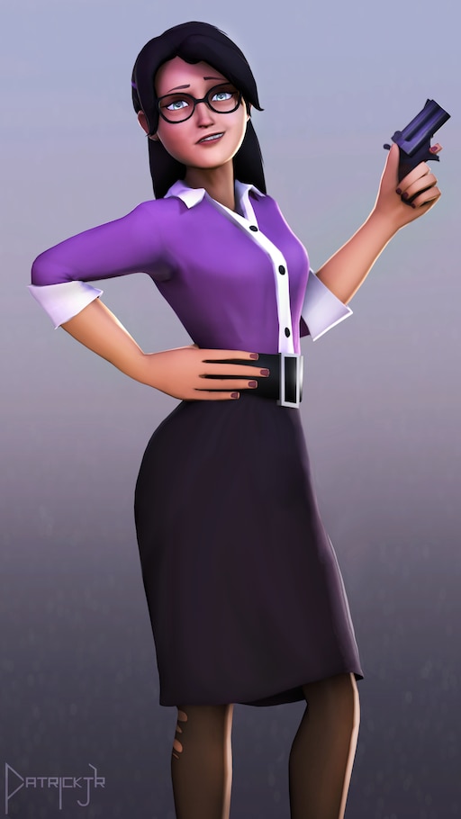 ...Team Fortress 2. Here’s a poster of a Miss Pauling Portrait, Sorry for n...