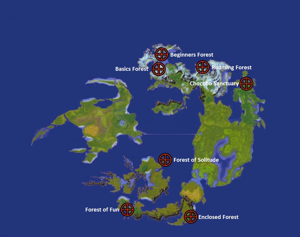 Трудности соседства фф. Финал фэнтези 8. Карта Final Fantasy 8. Леса чокобо в ff8.