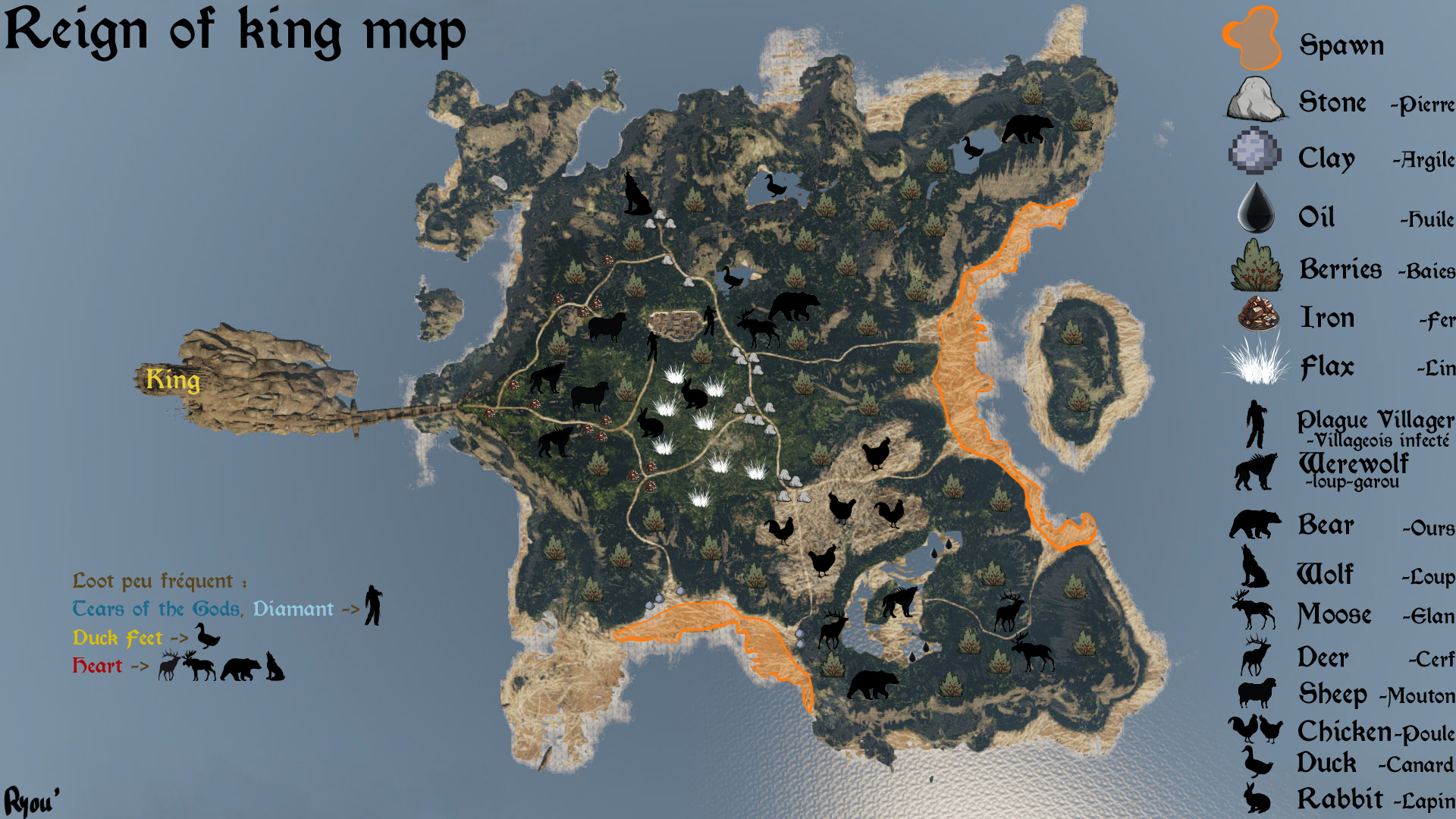 reign of kings map