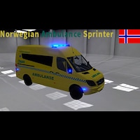 Steam Workshop My Mods - photon norwegian ambulance lw mercedes benz sprinter swb