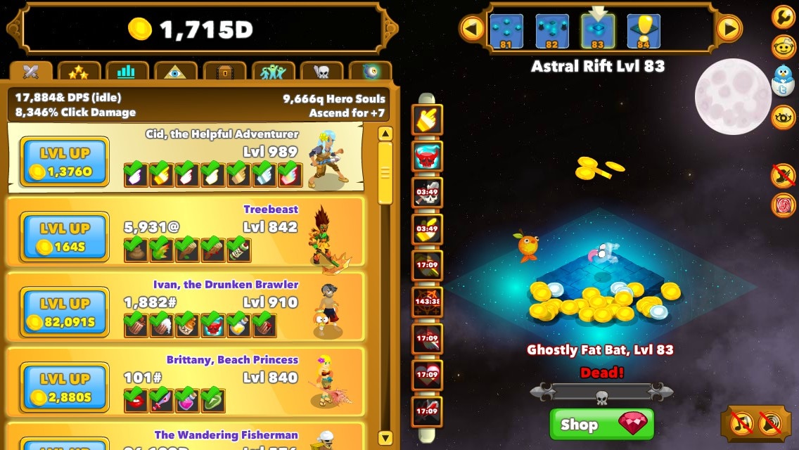 Clicker достижения Clicker достижения