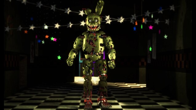 I love that the eyes of Springtrap are faithful to the FNAF 3