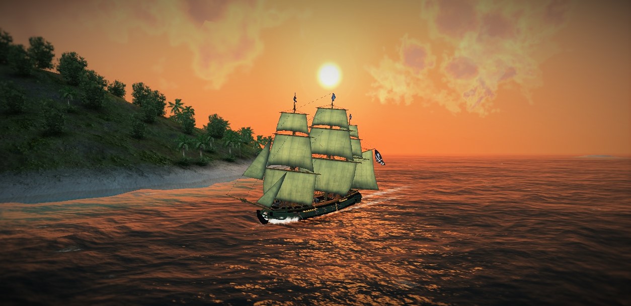 the pirate caribbean hunt 1st rate ship