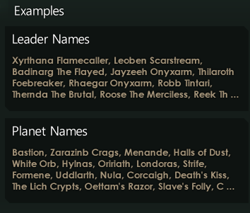 dark magical names