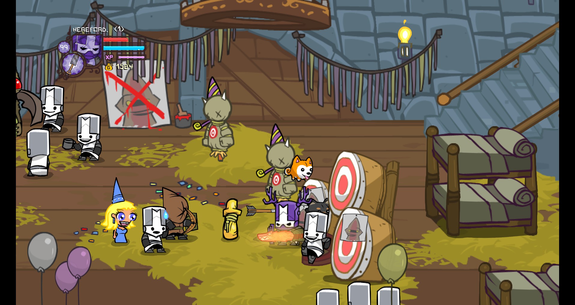 How to get all weapons castle crashers