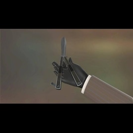 Team Fortress 2 Spy crude Butterfly Knife, 3D CAD Model Library