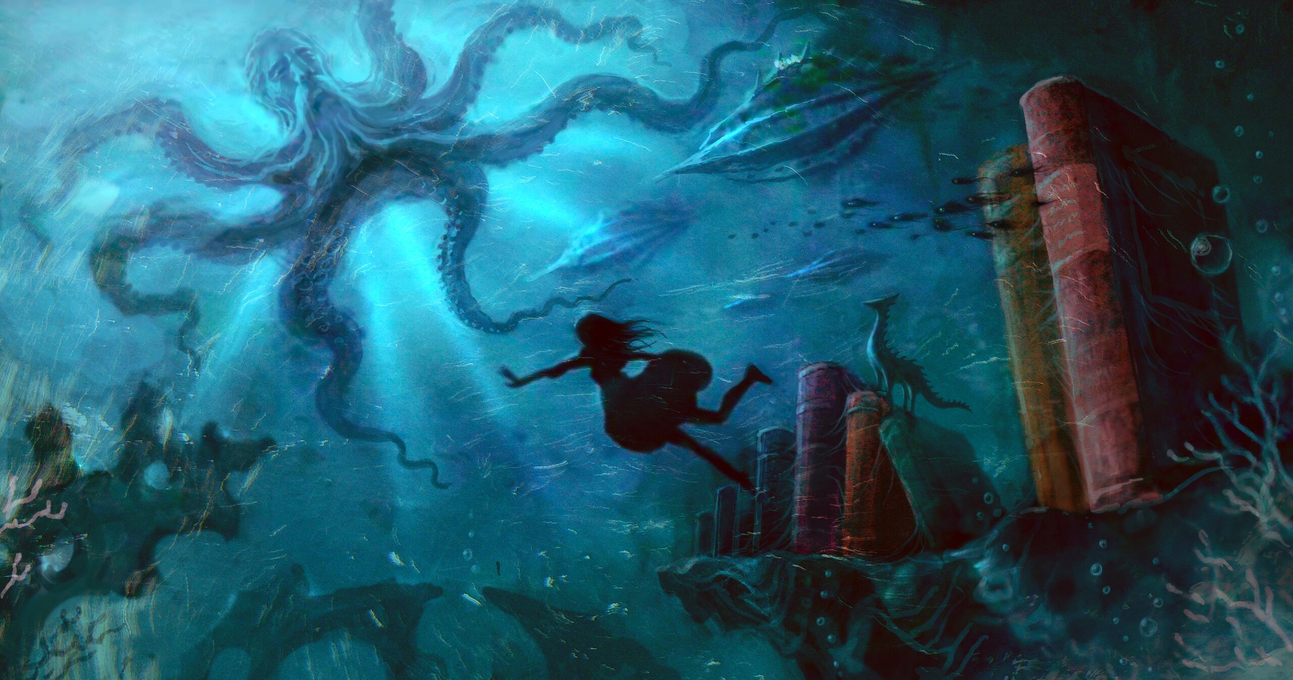 Море кошмаров. Alice: Otherlands. Alice Madness Returns под водой. Alice Otherlands: Leviathan. Alice Otherlands Алиса.