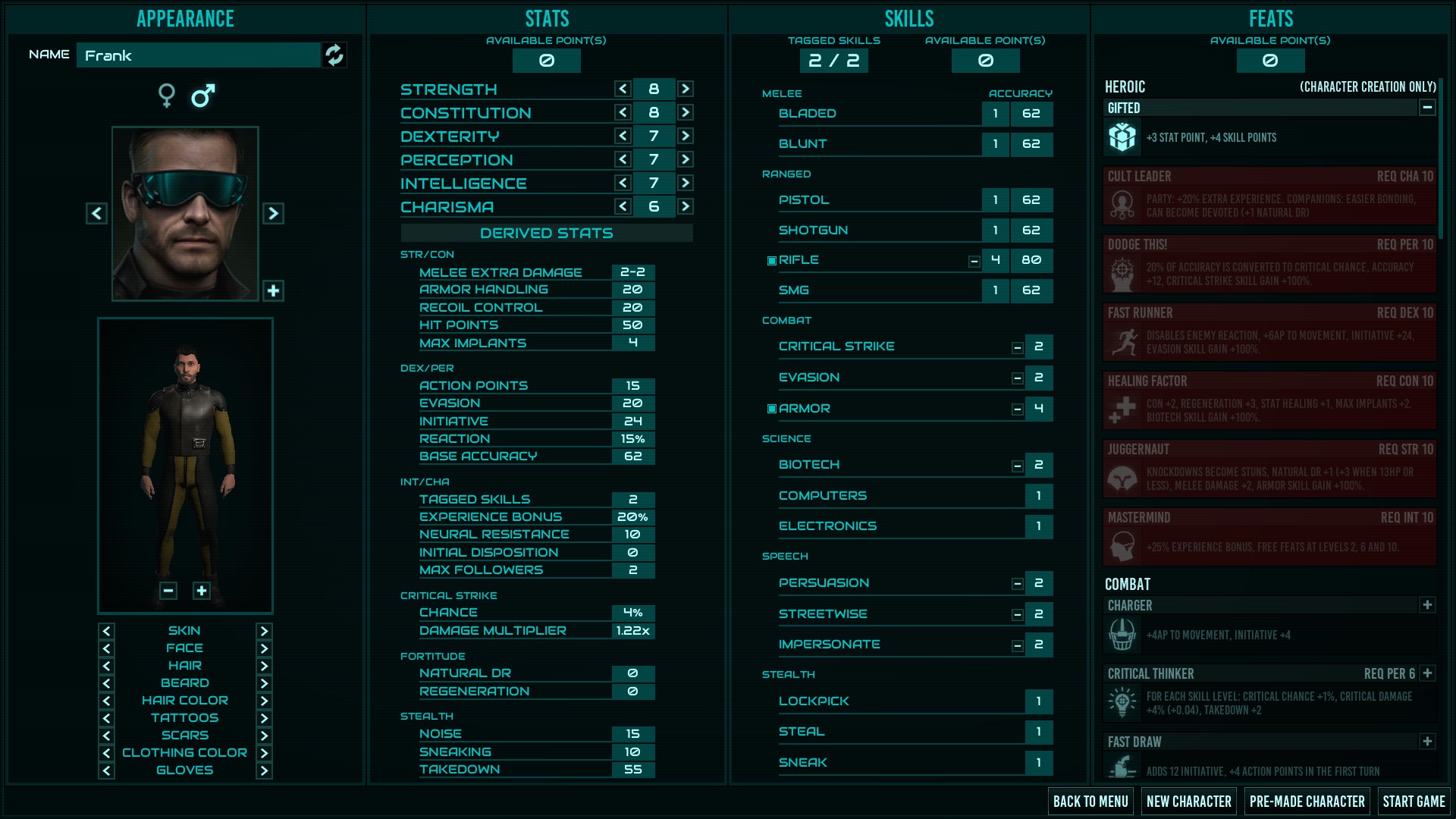 Steam Community :: Guide :: Character Creation Guide