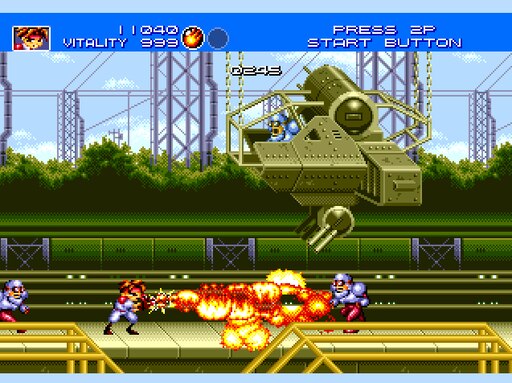 Gunstar heroes shop mega drive