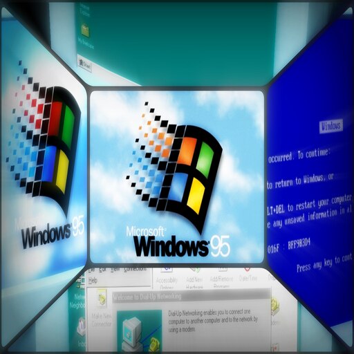 Oficina Steam::Windows 95 Monitor Screens