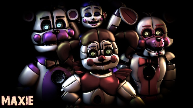 Spring 626 on X: Made the 4 main characters from FNAF SL Circus