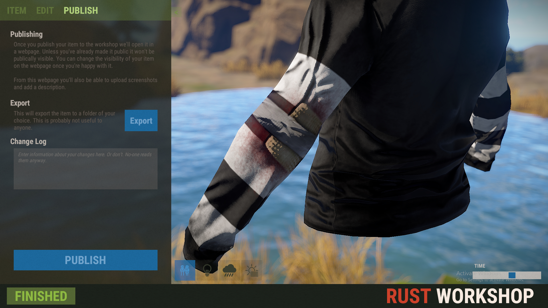 Battle Worn Long TShirt screenshot 1