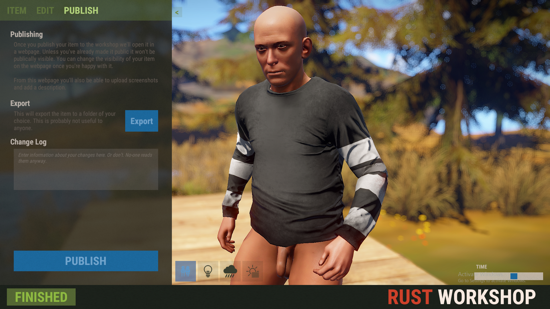 Battle Worn Long TShirt thumbnail 3