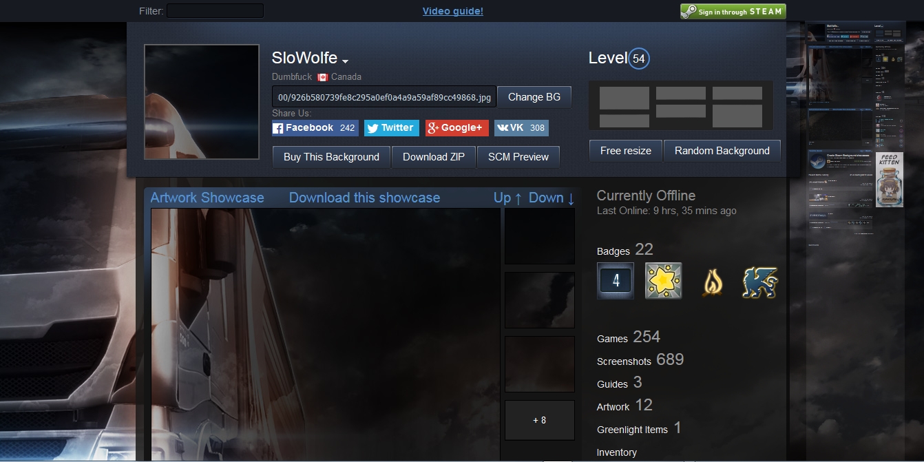 How To Change Steam Profile Background