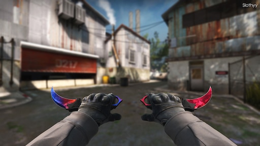 Steam gut knife marble fade фото 23